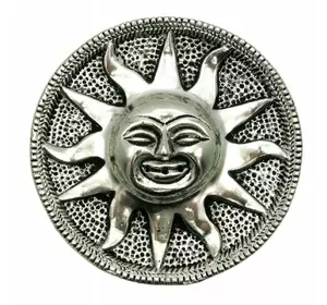Подставка под благовония "Солнце" металл (d 9 см) (Непал)