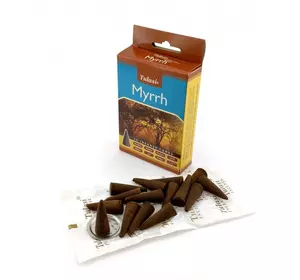Myrrh Incense Cones (Мірра) (Tulasi) Конуси