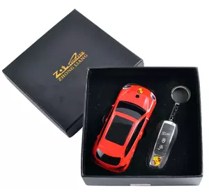 Подарунковий набір 2в1 Сувенірна запальничка + брелок Porsche Cayenne №4426