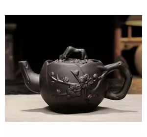 Чайник "Цвітіння сливи" чорний 550мл. 20*12*11,5см.