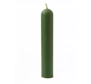 Свічка бажань велика Зелена 3,5*3,5*20,5см.