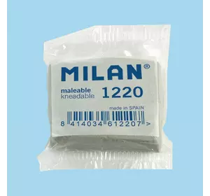 Ластик пластичний "TM MILAN" 3,7*2,8*1см, інд. уп. (клячка)