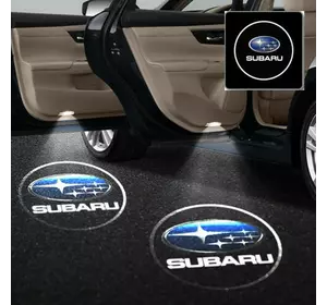 Лазерна дверна підсвітка/проєкція у двері автомобіля Subaru