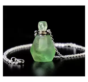 Пляшечка кам'яна для парфумів Зелений флюорит
