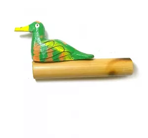 Музичний інструмент "Крякающая качка" зелена (11х5,5х2 см)