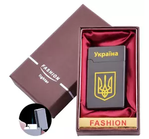 Запальничка в подарунковій коробці Україна (Гостре полум'я) №UA-39-3
