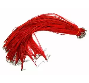 Шнурок "Лента" с застёжкой для кулона Красный 10 штук