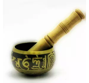 Чаша поющая с рисунком (d -10,h-5,5 см)(Singing Bowl Carving no.1)