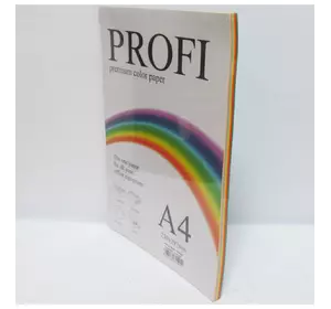 Набір кольорового паперу PROFI А4/80г 10цв. * 10л
