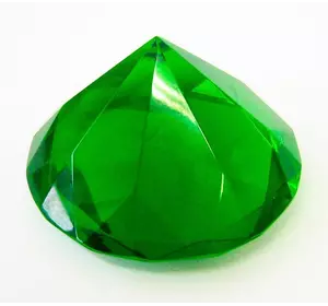 Кристал кришталевий зелений (8 см)(6068)
