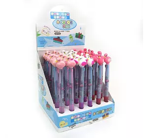 Ручка кулькова дитячий 3 кольори "Лебеді", mix