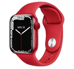 Smart Watch Series 7 Z37, 44 mm Aluminium, голосовий виклик, бездротова зарядка, red