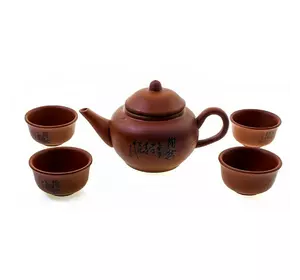 Сервіз глиняний (Чайник - 150мл чашка 30 мл.) (17х17,5х9,5 см)