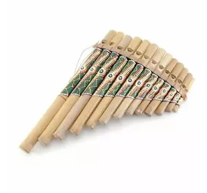 Флейта Пана розписна бамбук (27,5х18х5 см)