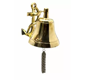 Дзвін ринда з якорем бронза (28х12х14,5 см)