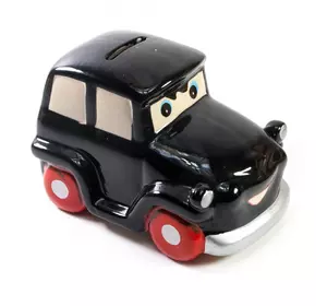 Скарбничка керамічна "Автомобіль" чорна (13,5х8,5х8 см)