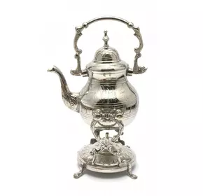 Чайник бронзовий з пальником на підставці "Хром" (30,5х19х16 см)