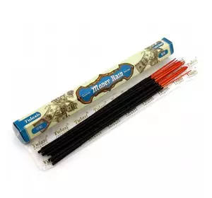 Money Rain Esoteric Incense Sticks (Дрібний дощ) (Tulasi) (6/уп) шестигранник