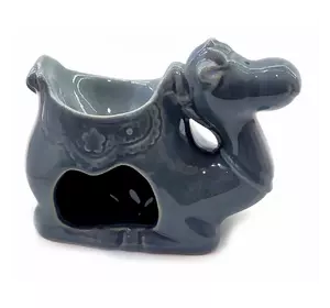 Аромалампа керамічна "Верблюд" сірий (9х10х6 см)