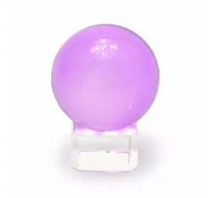 Куля кришталева на підставці фіолетова (4 см)