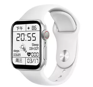 Smart Watch Series 6 Z32 PRO, 44mm Aluminium, 2 ремешка, red/white, Білий