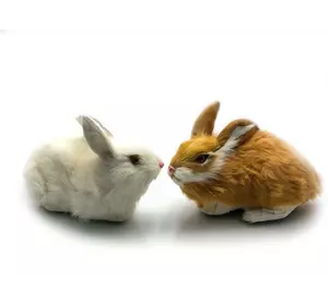 Кролик (натуральне хутро)(12х13х9 см)