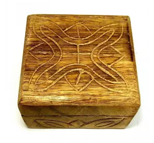Скринька з мангового дерева "Антик" (10,5х10х6 см)