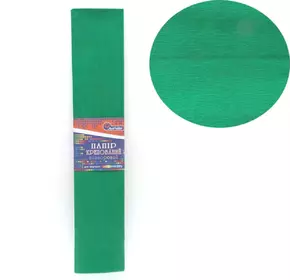 Креп-папір 110%, зелений 50*200см, засн.20г/м2, заг. 42г/м2
