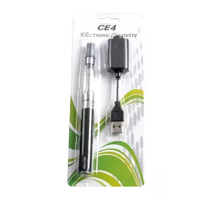 Електронна сигарета CE-4, 900 mAh (блістерна упаковка) №609-33 black