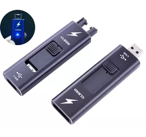 Електроімпульсна запальничка GLBIRD (USB) №HL-139 Black