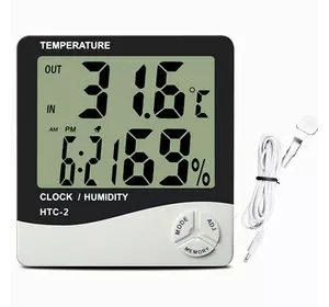 Термометр з гігрометром HTC -2