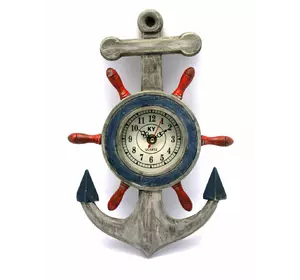 Якір з годинником (33,5х21х4,5 см)(043-S-CM)