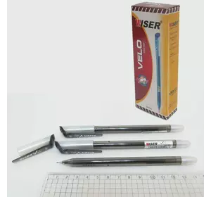Ручка гелева Wiser "Velo" 0,6 мм чорна