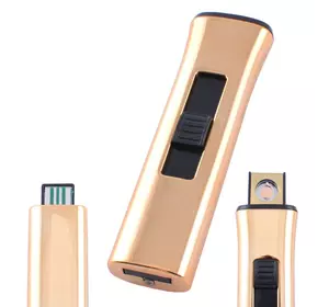 USB запальничка LIGHTER №HL-78 Gold