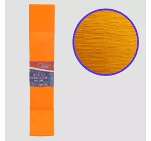 Креп-папір 30%, флуоресцентний помаранчевий 50*200см, 20г/м2