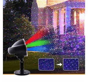 Лазер диско XL-809, Snow кольоровий (синій, червоний, зелений)