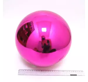 Ялинкова куля "Big pink" 25см