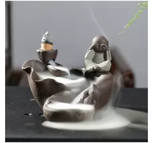 Підставка "Рідкий дим" кераміка "Спіраль Нічого не видно" 11*10,5*8 см.