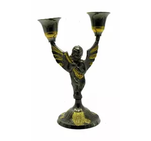 Підсвічник "Ангел" бронзовий (16х10,5х7 см)(Candle Stand Boy 2C Antic)