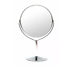Дзеркальце кругле настільне метал (15х8,5х5 см)(828)(2 шт/уп)