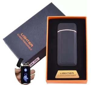 Запальничка в подарунковій коробці Тигр (Подвійна блискавка) №HL-58 Black