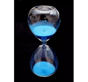 Пісочний годинник "Колба" Синій пісок