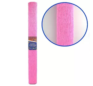Креп-папір 150%, світло-рожевий 50*200см, 1pc/OPP, засн.95г/м2, заг. 238г/м2