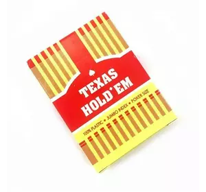 Карти гральні пластикові "Texas" червона сорочка