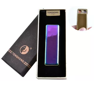 USB запальничка в подарунковій упаковці (Дві спіралі розжарювання) №4863 Хамелеон