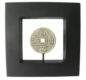 Картина з бронзовою фігурою "Монета" (BF 09) (20x20) (Індонезія)