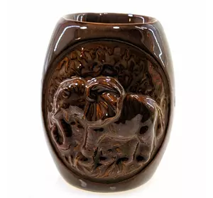 Аромалампи керамічна "Слон" кави з молоком (12х9,5х8 см)