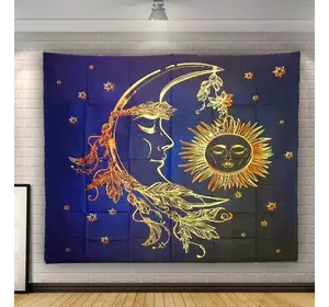 Гобелен настенный "Солнце Луна Звёзды"