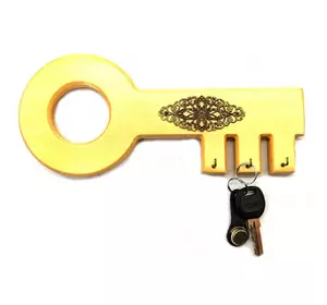 Ключниця "Ключик" дерев'яна (27х12х2 см)