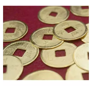 Монета d = 2,8 см. штучно золотий колір 10 штук.